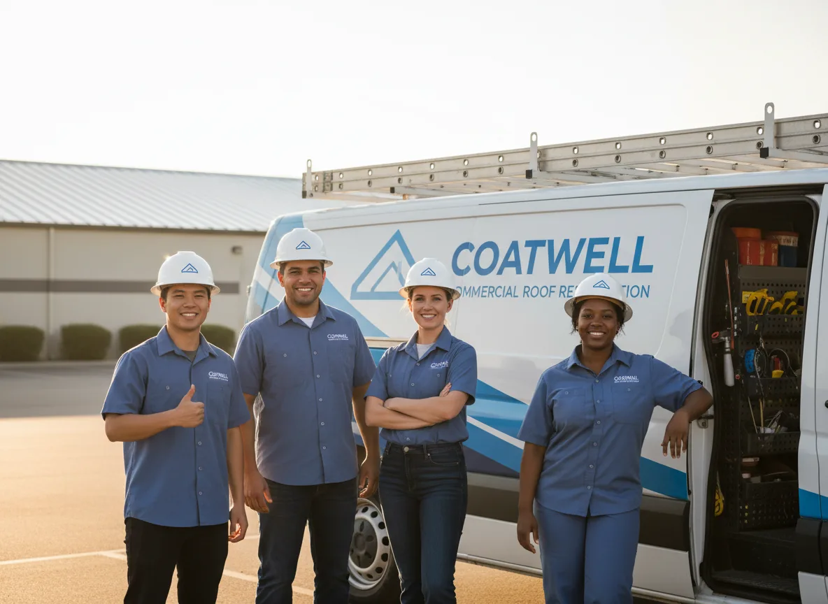 Commercial roof coating company in Byron, IL